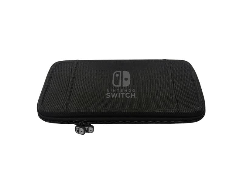 Hori NSW-089U, Hårt fodral, Nintendo, Svart, Nintendo Switch, Dammresistent, Reptålig, Dragkedja