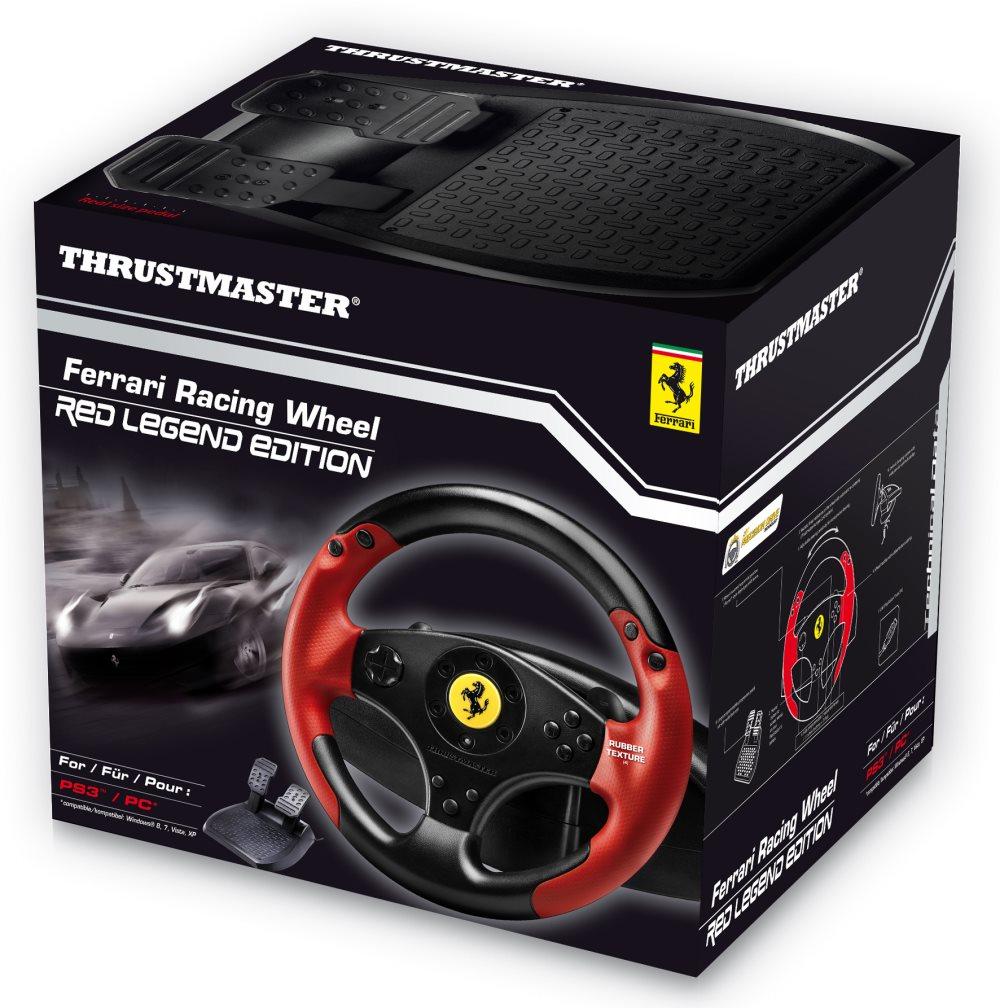 THRUSTMASTER FERRARI RACERHJUL - RØDT BEN