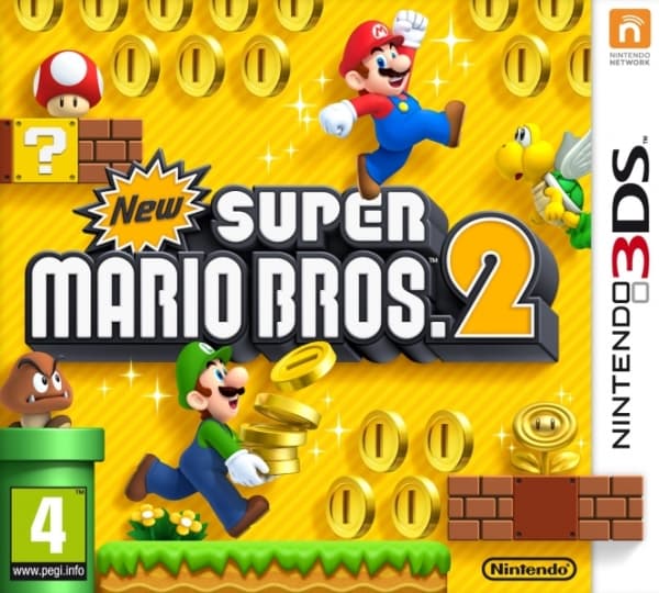 Nintendo New Super Mario Bros. 2, Nintendo 3DS, Eventyr, Multi-spiller funktion, A (alle)