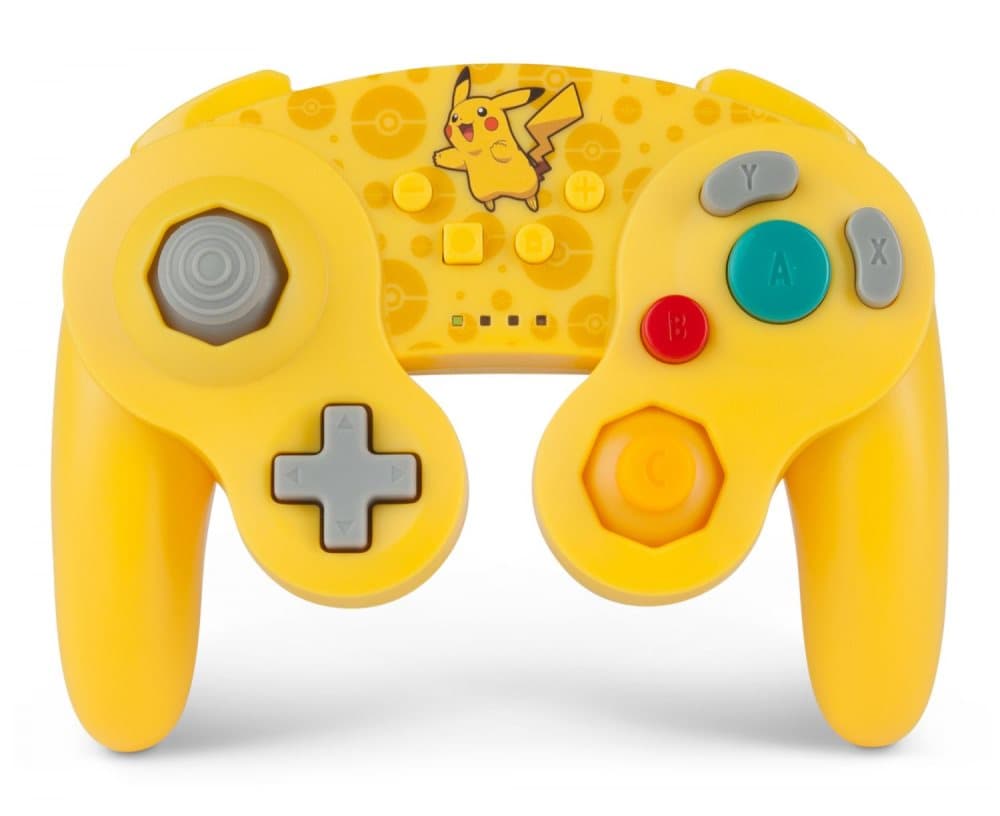 POWERA NSW GAMECUBE STYLE WIRELESS CONTROLLER - PIKACHU
