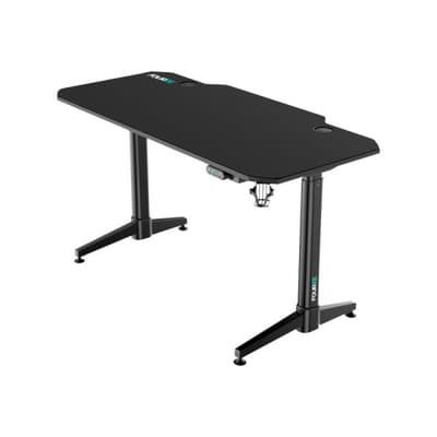 Fedt Fourze D1400-E hæve-/sænke gaming bord. Sort/sort.