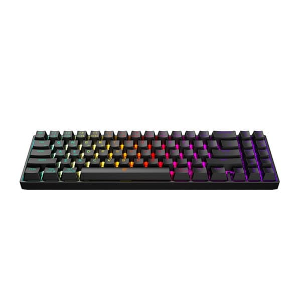 Havit KB496L gaming baggrundsbelyst fuldt mekanisk tastatur. Sort.