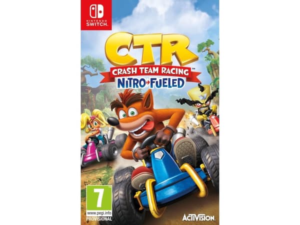 Activision Crash Team Racing Nitro-Fueled, Nintendo Switch, Multiplayer-läget, (Alla 10+), Fysiskt medium