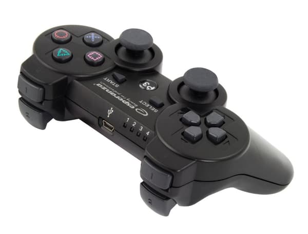 TRÅDLÖS SPELKONTROLL BLUETOOTH PS3 MARINE SVART