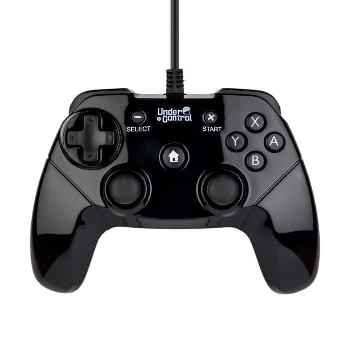 Wii / Wii U trådbunden expertkontroller svart under kontroll