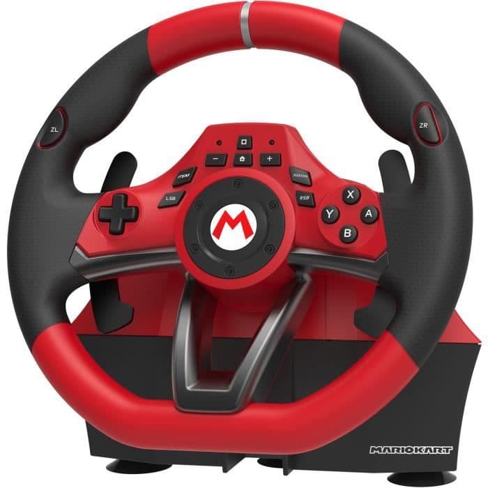 HORI Deluxe Mario Kart Deluxe-ratt för Nintendo Switch