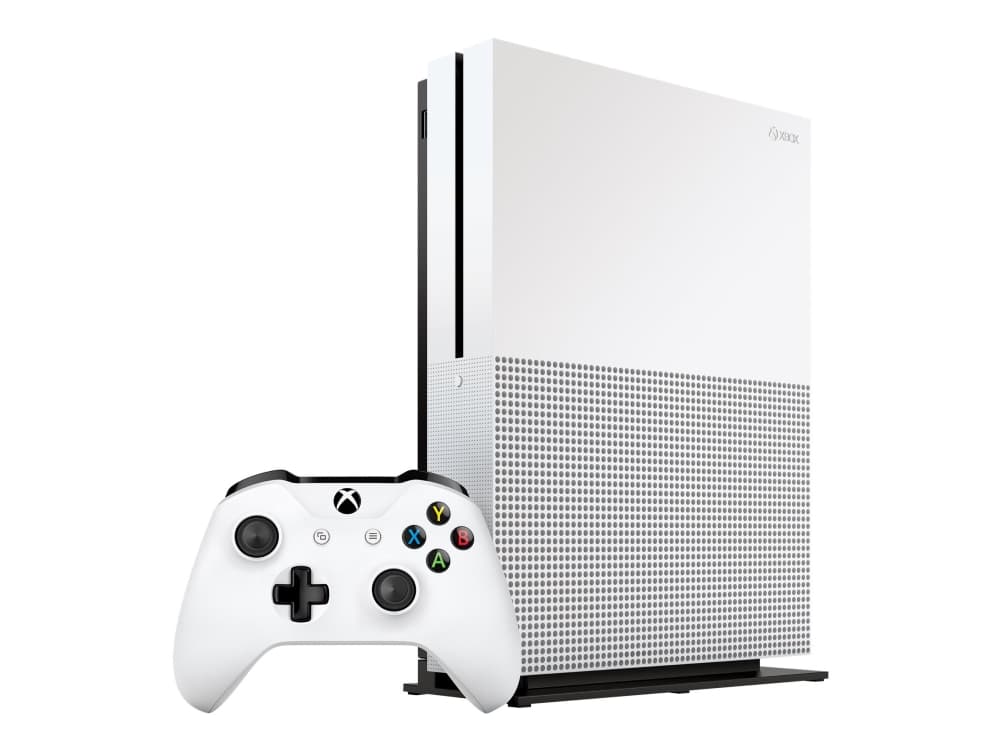 Microsoft Xbox One S - Spilkonsol - 4K - HDR - 1 TB HDD - hvid