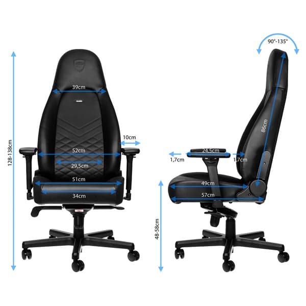 noblechairs ICON Series Faux Leather black