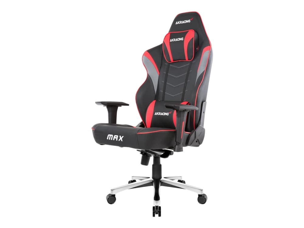 AKRacing Max, PC-spelsstol, PC, 182 kg, Stoppad och vadderad sits sits, Stoppat och vadderat ryggstöd, Tävla