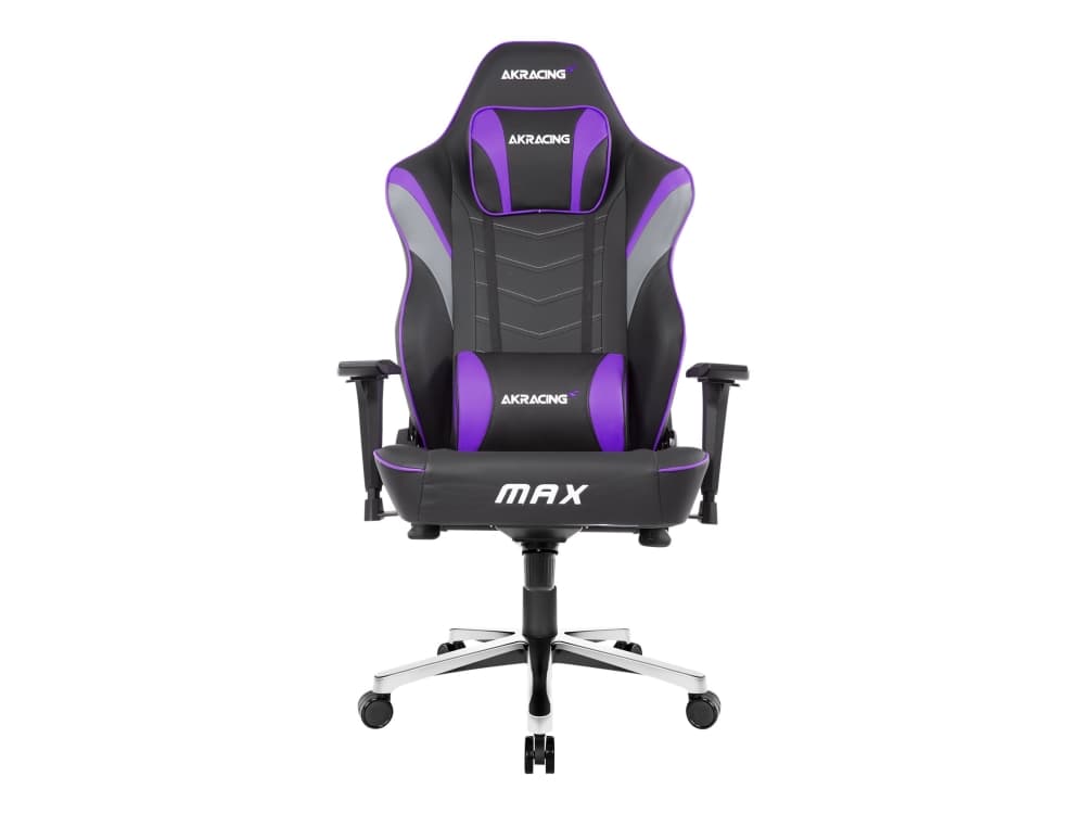 AKRacing Max, PC-spelsstol, PC, 182 kg, Stoppad och vadderad sits sits, Stoppat och vadderat ryggstöd, Tävla
