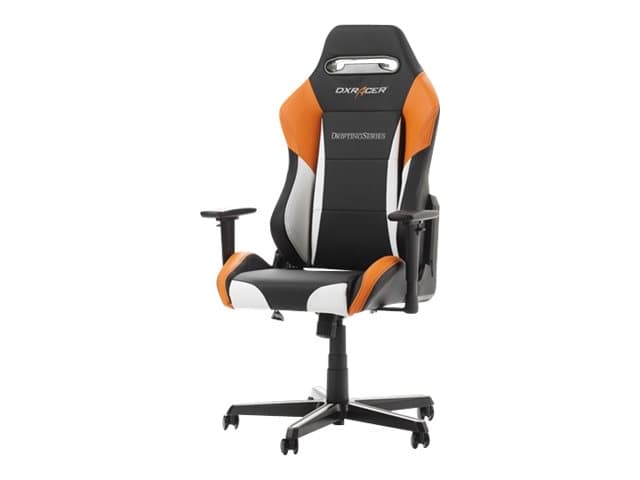 DXRacer DRIFTING D61-NWO, PC-spelsstol, PC, 150 kg, 145 cm, 175 cm, Svart / Vit