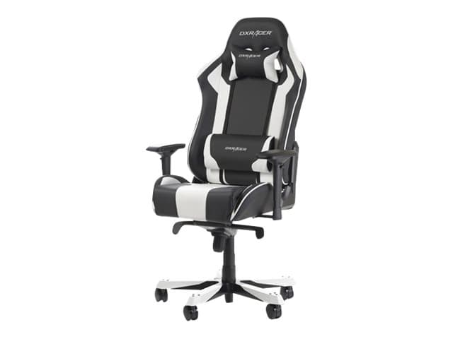 DXRacer KING K06-NW, PC-spelsstol, PC, 150 kg, 160 cm, 195 cm, Svart / Vit