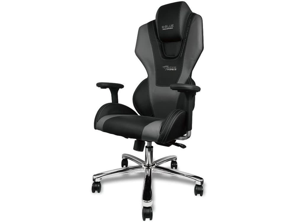 E-Blue Mazer Black-Gray Seat (EEC304BKAA-IA)