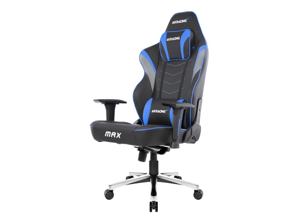 AKRacing Max, PC-spelsstol, PC, 182 kg, Stoppad och vadderad sits sits, Stoppat och vadderat ryggstöd, Tävla