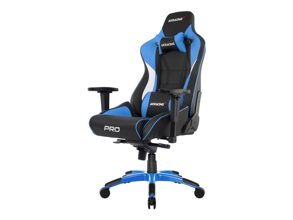 AKRacing Pro, PC-spelsstol, PC, 150 kg, Stoppad och vadderad sits sits, Stoppat och vadderat ryggstöd, Tävla