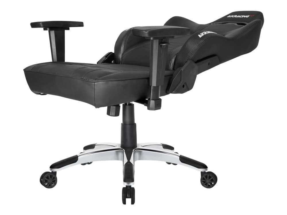 AKRACING Obsidian - Stol - armstöd - T-formad - svängtapp - metall, konstläder, högdensitetsskum