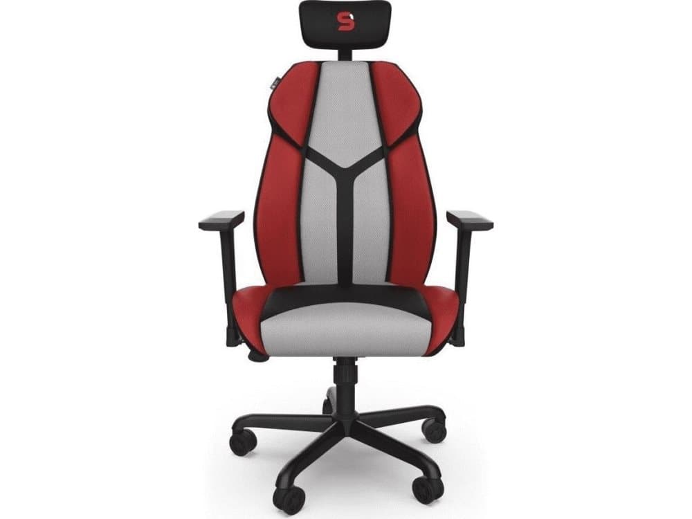 SPC Gear EG450 CL Gaming lænestol Polstret sæde Sort, Rød, Hvid