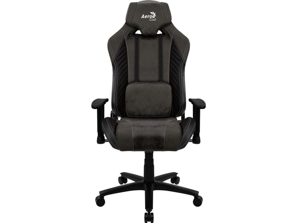 Aerocool BARON AeroSuede, Universal spelstol, 150 kg, 125 kg, Nylon, Stål, Svart