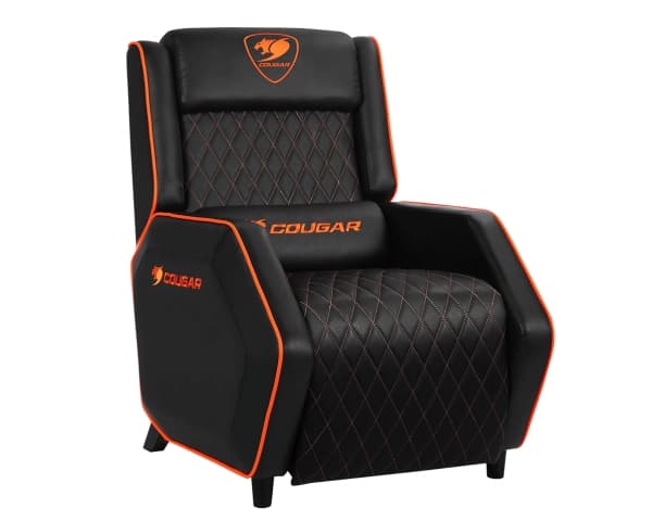 COUGAR Gaming Sofa Ranger, Gaming armchair, Universal, 160 kg, Stoppad tygsits, Svart, Polyvinylklorid (PVC)