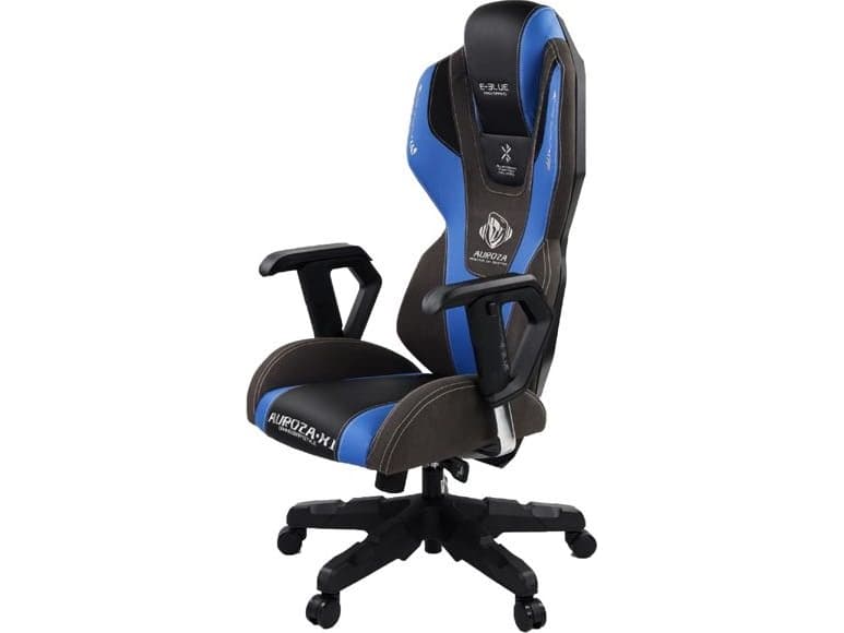 E-Blue Auroza Black and blue armchair (EEC324BLAA-IA)