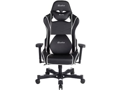 ClutchChairZ Crank Series Delta seat black and white (CKD11BW)
