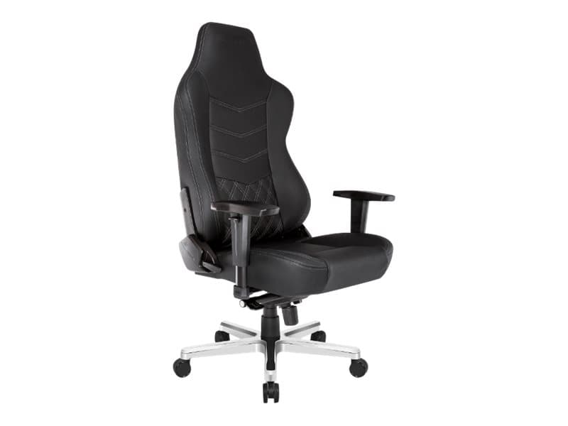 AKRacing Onyx, Stoppad sits, Stoppat ryggstöd, Svart, Svart, Konstläder, Skum, Konstläder, Skum