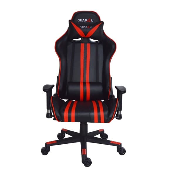 GEAR4U Elite spelstol. Svart/Röd