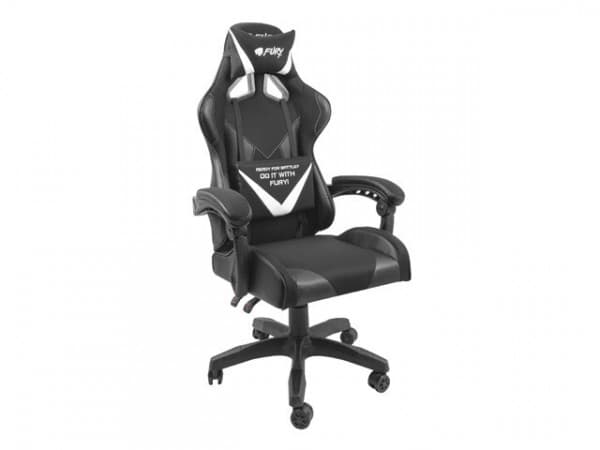 FURY GAMING STOL AVENGER L SVART OCH VIT