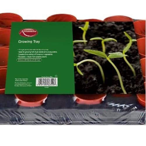 Ambassador Growing Tray with 18 Round Pots