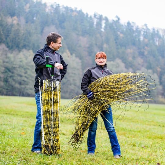 Vrid butlernätet 125 cm 1 x vev med en stång