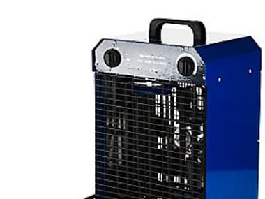 Varmeblæser 9 kW 400V med 1,6 meter H05RN-F 5G1.5mm² og stikprop: CEE 16A