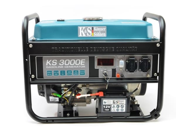 KÖNNER & SÖHNEN BENSINGENERATOR 2,6kW 230V KS 3000E, ELEKTRISK START