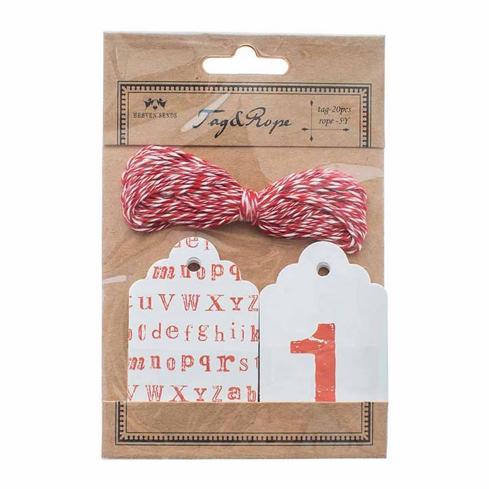 Letters & Numbers Gift Tags