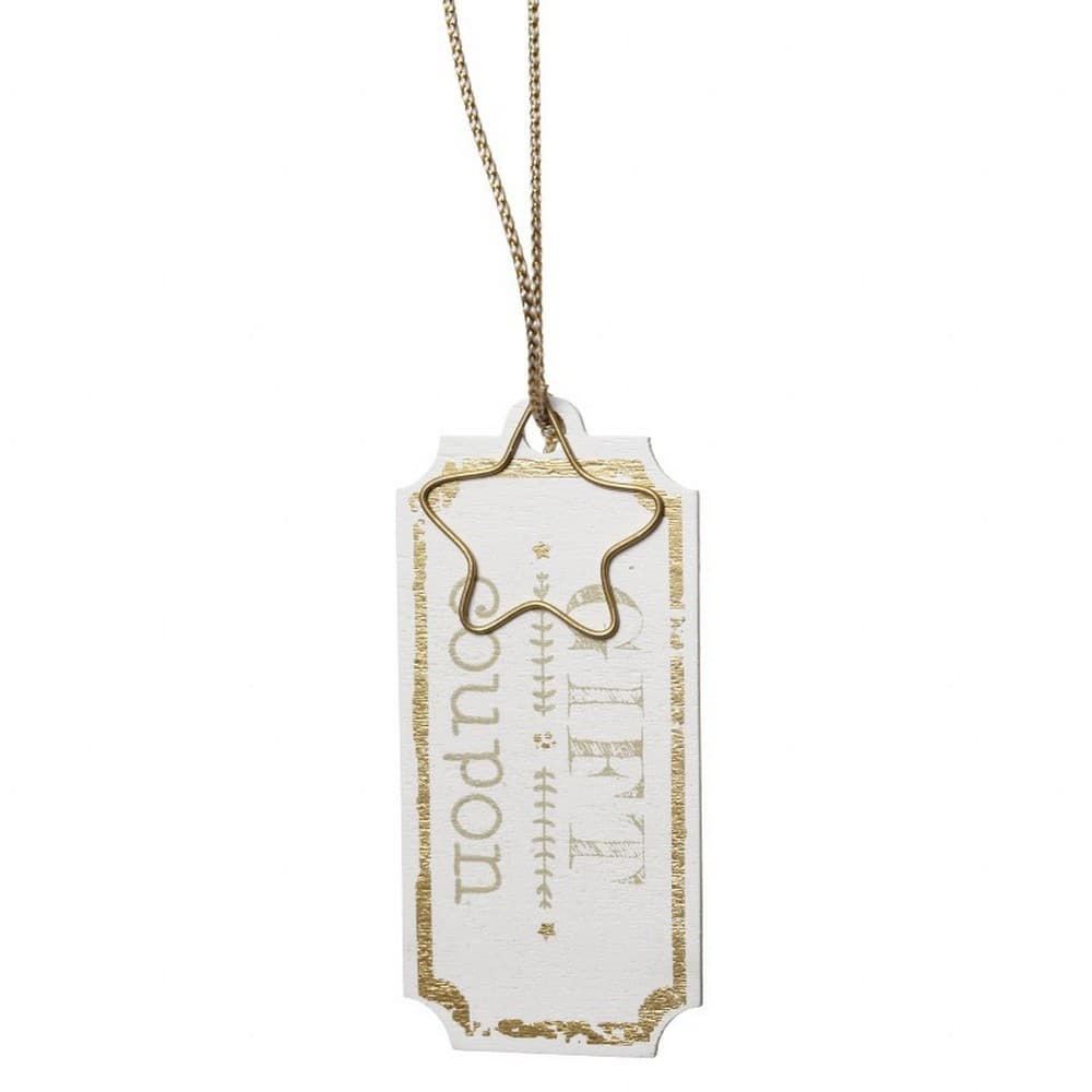Gift Coupon Wooden Tag