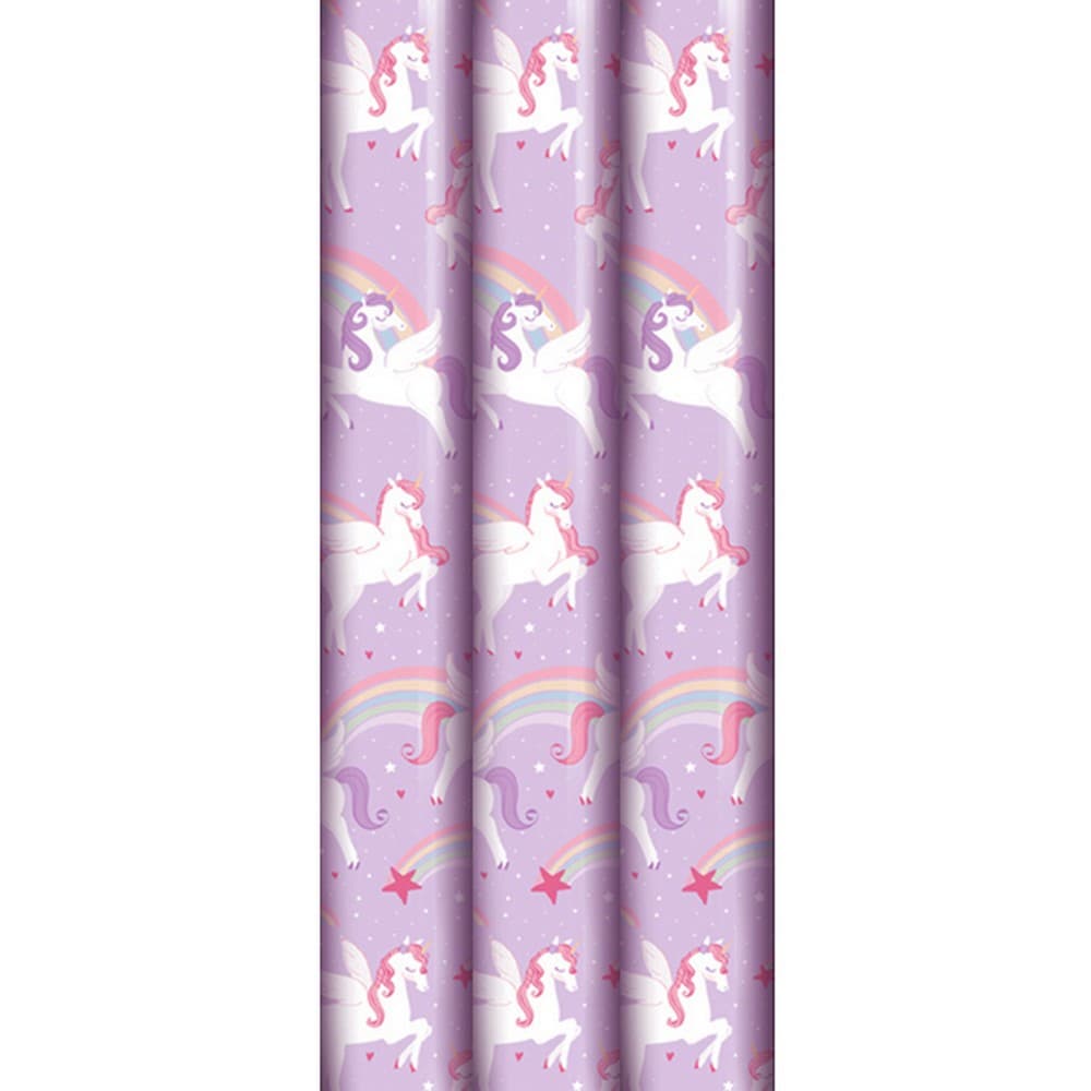 Eurowrap Unicorn Rainbow Gift Wrap Rolls (Pack of 12)