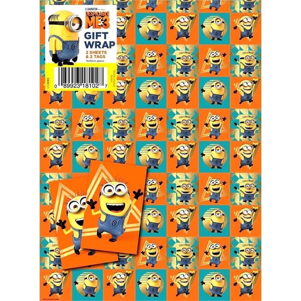 Despicable Me 3 Gift Wrap
