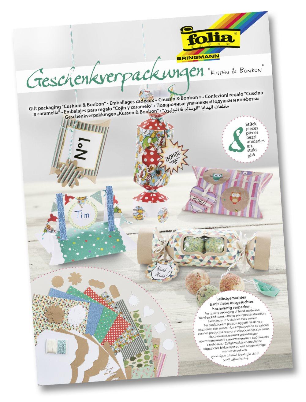 Gåvoförpacknings set "Cushion & Bonbon" 42 delar