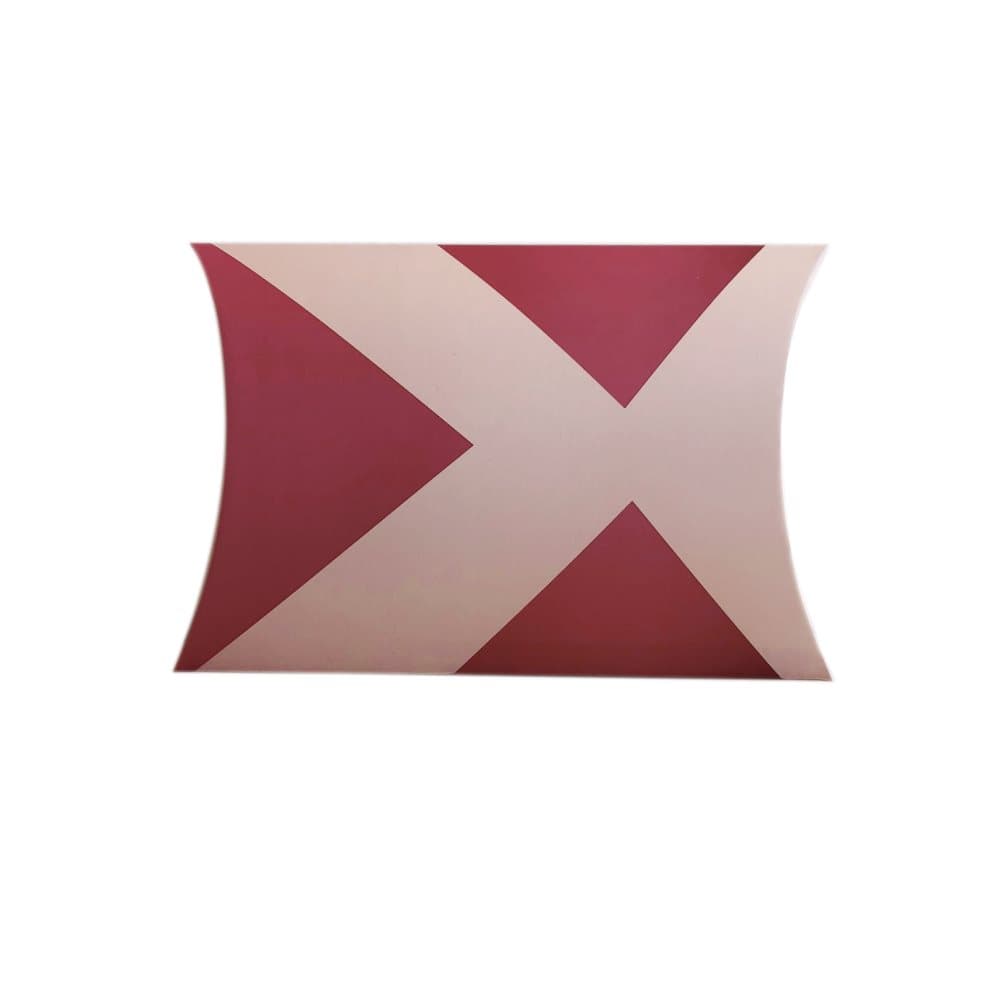Presentbox Pillow box Rosa/röd