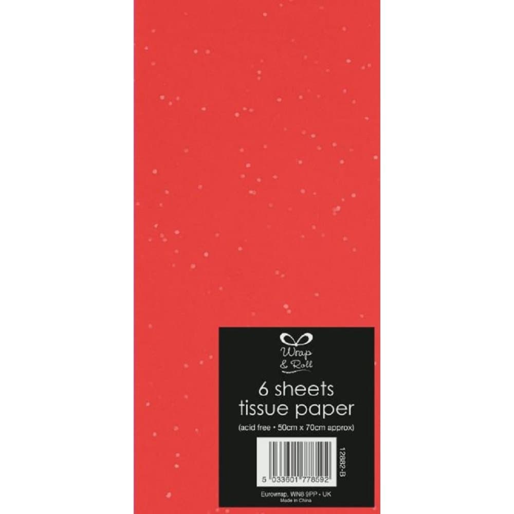 North Pole Glitter Tissue Paper