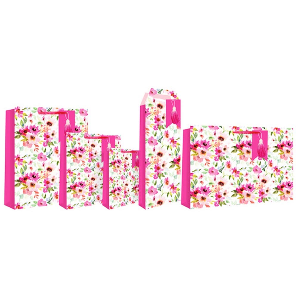 Eurowrap Watercolour Floral Gift Bag