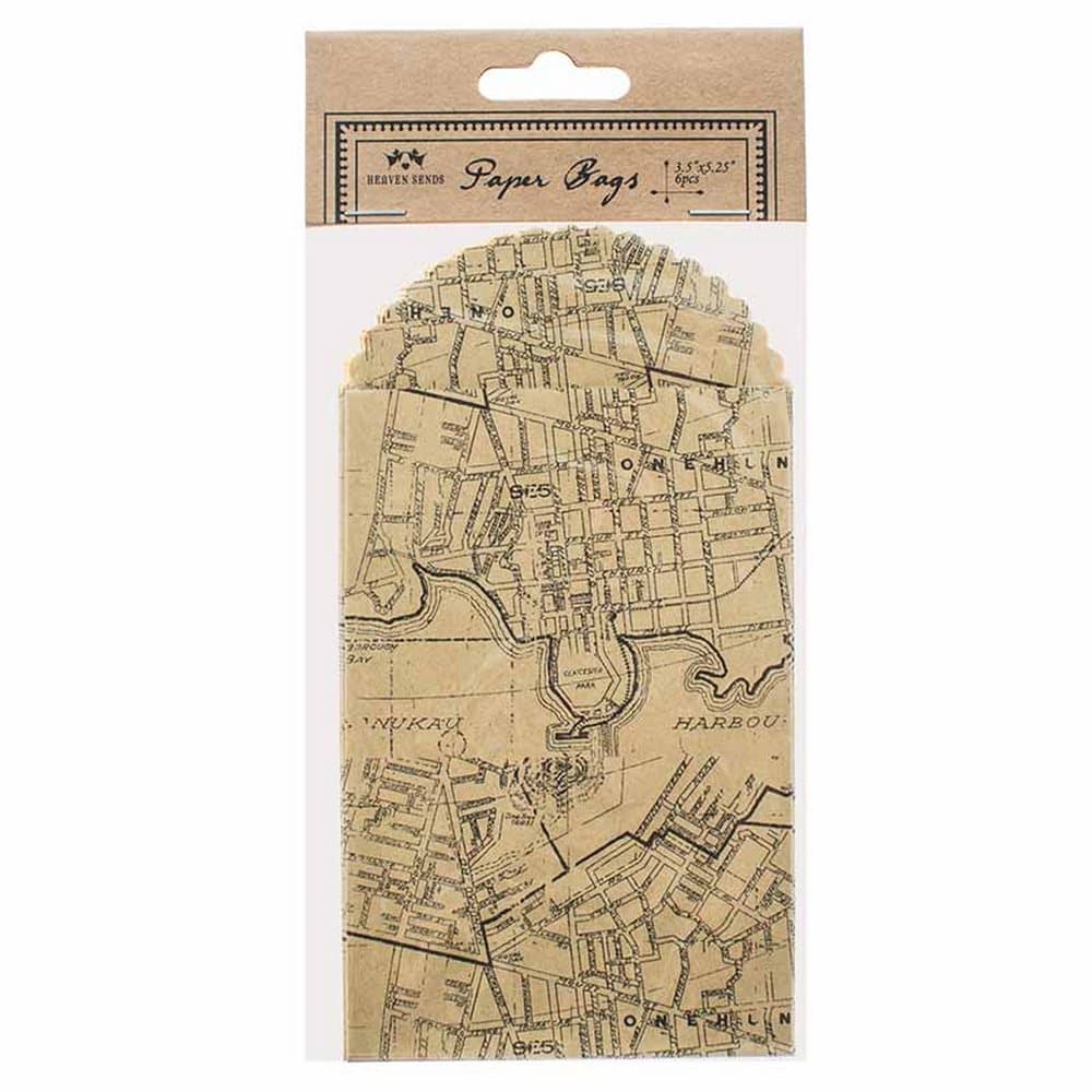 Map Paper Bag