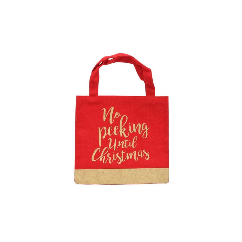 CGB Giftware Christmas No Peeking Until Christmas Gift Bag