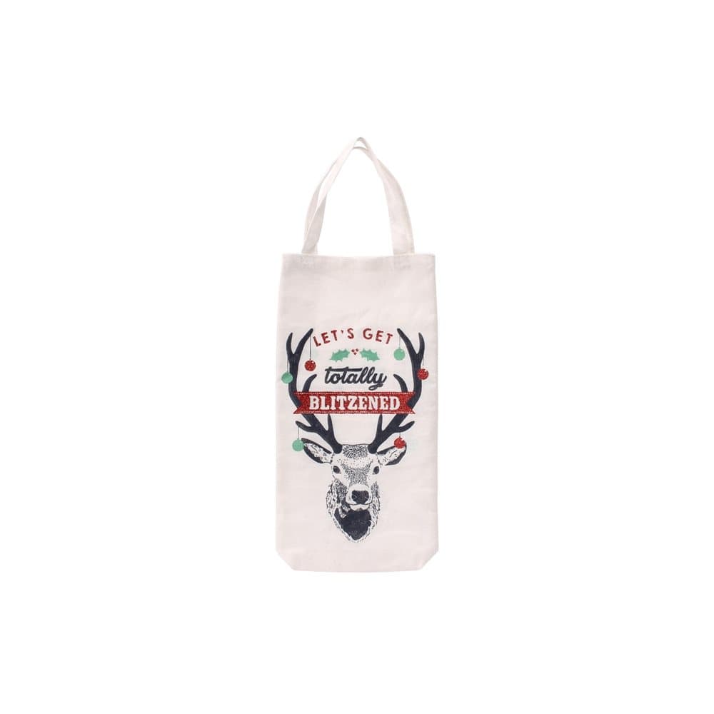 Joy To The World Lets Get Totally Blitzened Bottle Bag
