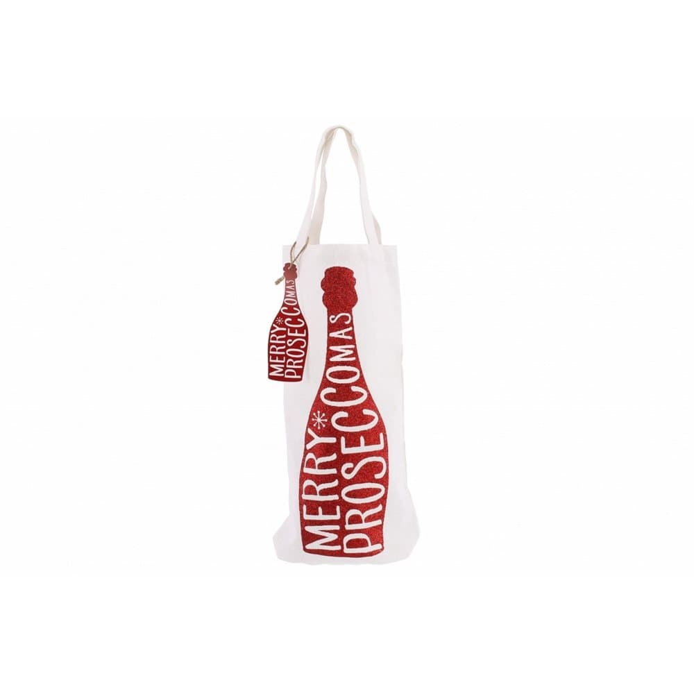 CGB Giftware Christmas Merry Proseccomas Bottle Bag