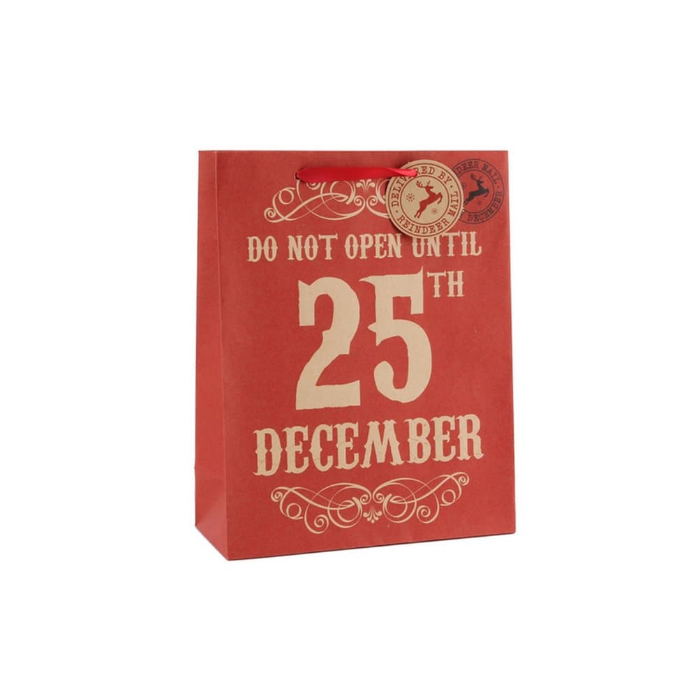 CGB Giftware Christmas Large Do Not Open Gift Bag