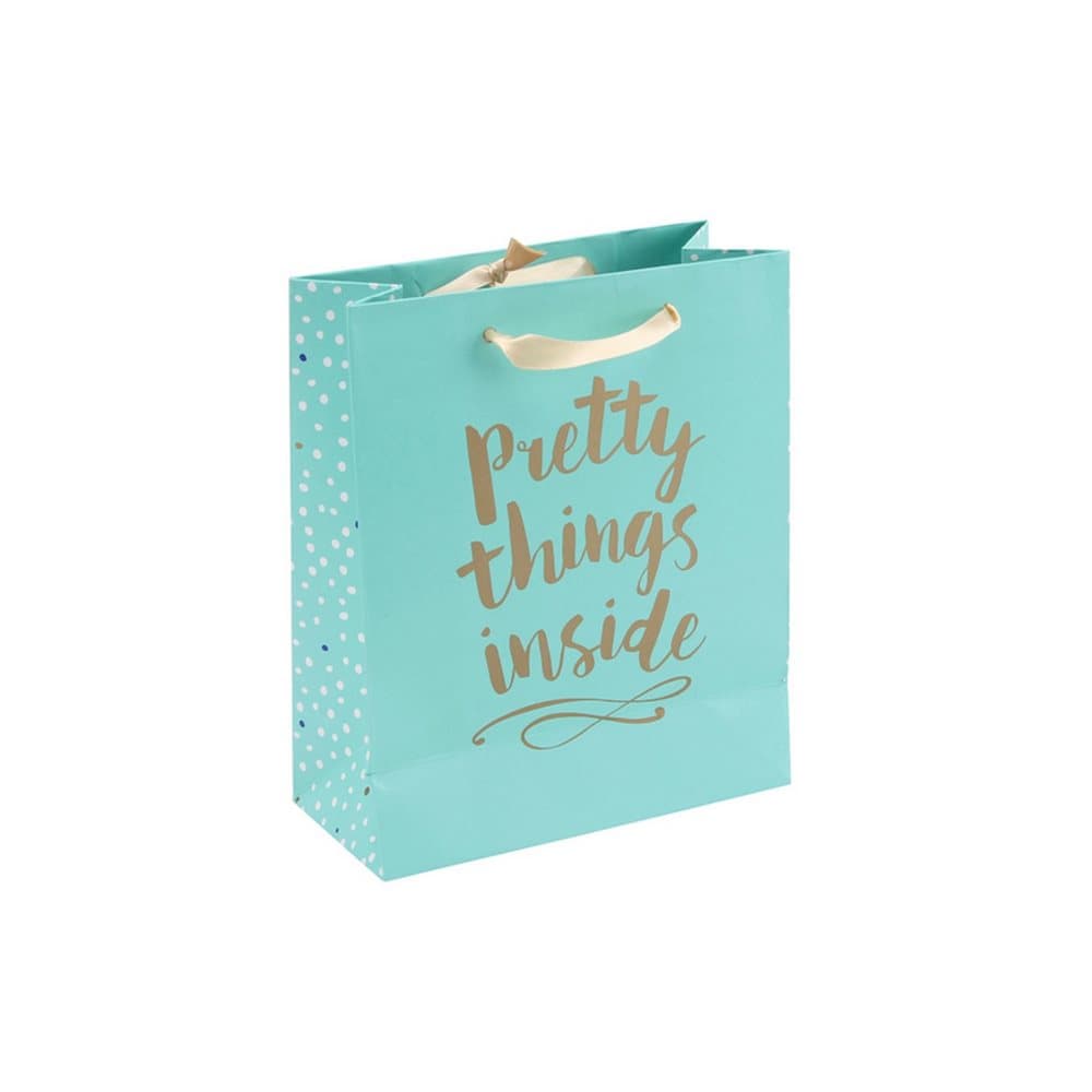 CGB Giftware Oh So Pretty Pretty Things Inside Teal Gift Bag