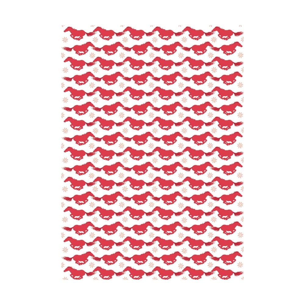 Deckled Edge Christmas Gift Wrap (Pack Of 2)