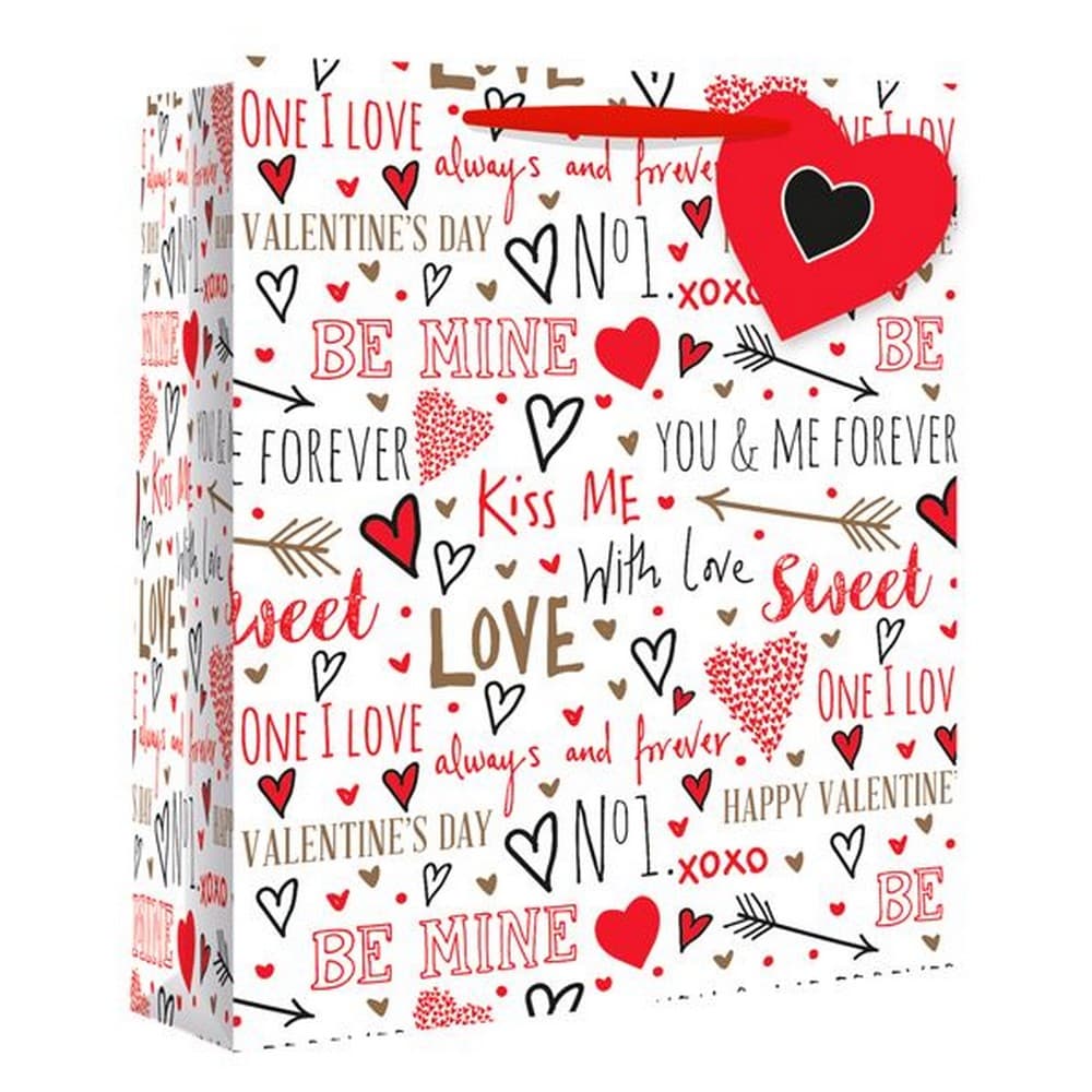 Eurowrap Love Sketch Gift Bags (Pack of 12)