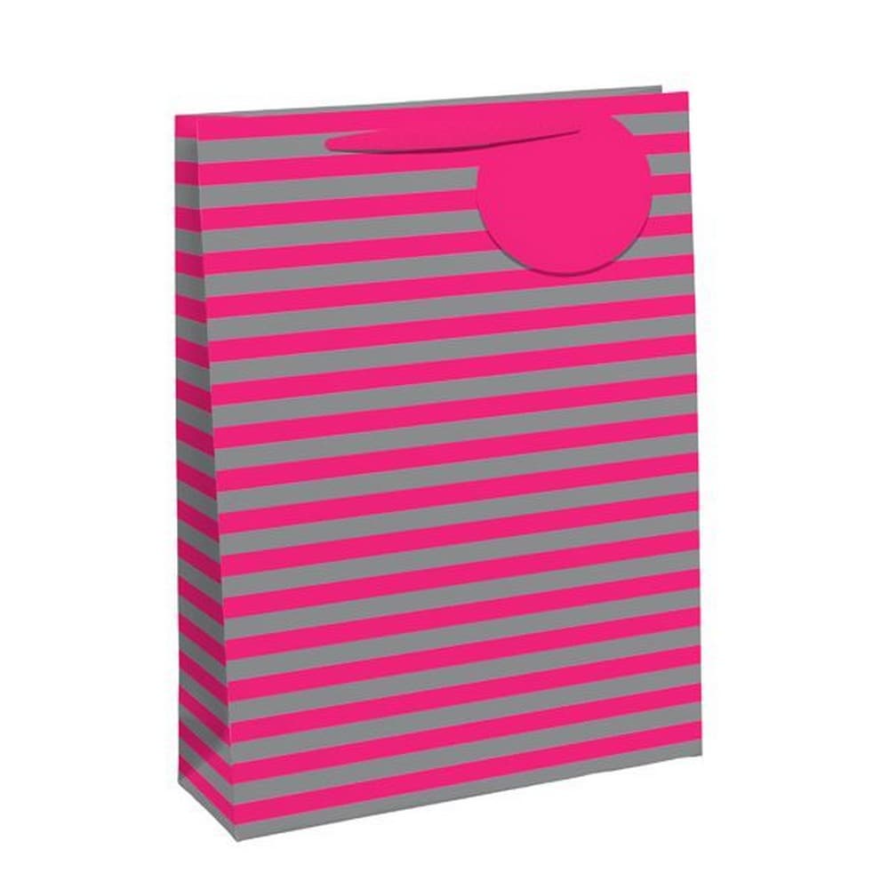 Eurowrap Striped Gift Bags (Pack of 6)