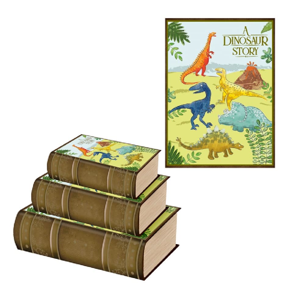 Kenleys Dinosaur Book Boxes (Set Of 3)